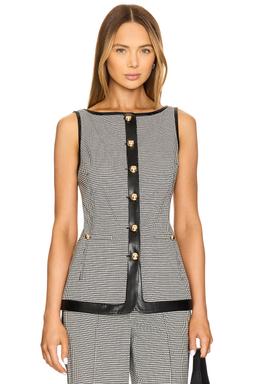 Cressida Sleeveless Button Top