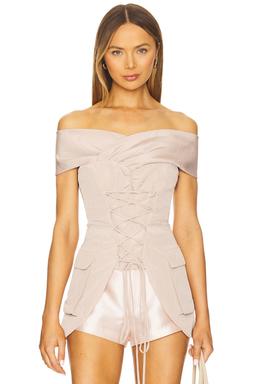 Off Shoulder Tie Top