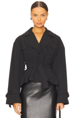 Quinn Cropped Trenchcoat