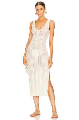 Lysa Pointelle Midi Dress