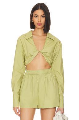 Tereza Poplin Crop Top