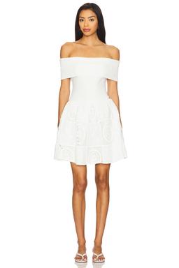 Biva Mix-media Mini Dress