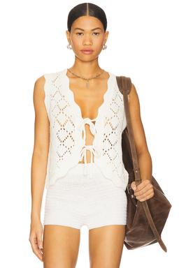 Aleza Tied Sweater Vest