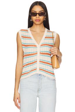 Lou Sleeveless Cardigan