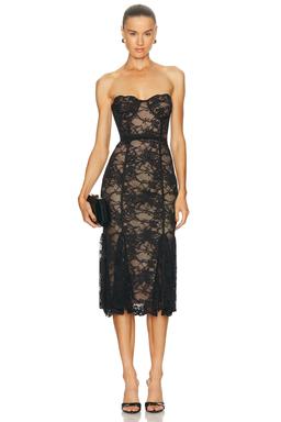 Lucienne Lace Midi Dress
