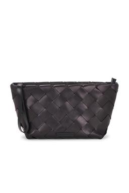 Melina Square Woven Clutch