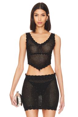 Renata Knit Shimmer Top