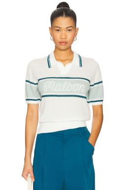 Jade SS Polo Sweater