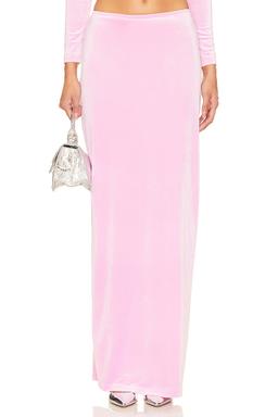 x REVOLVE Draped Maxi Skirt