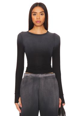 Alick Rib Ombre Long Sleeve