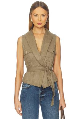 Aaliyah Faux Suede Vest