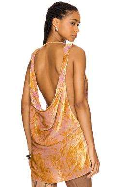 Twisted Straps Cowl Top