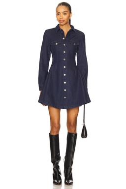 Long Sleeve Mini Shirt Dress