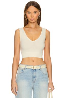 Cashmere Cropped Tank Top