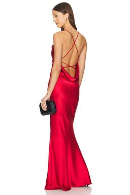 Cowl Neck Maxi Dress