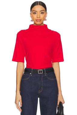 Reed Mock Neck Top
