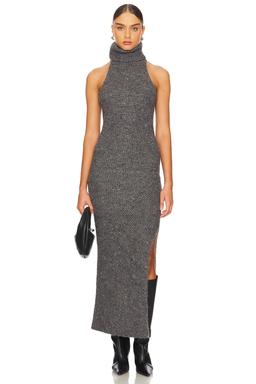 Kiandra Sleeveless Turtleneck Knit Dress