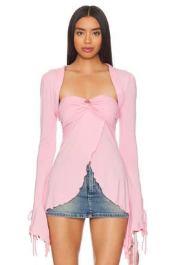 Aubrey Top And Cardigan Set