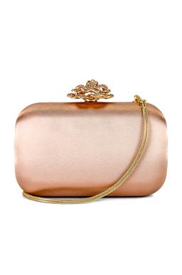 Rosa Crystal Lock Clutch