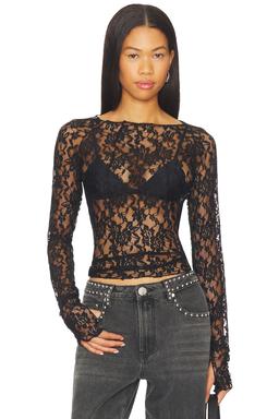 Wednesday Lace Long Sleeve Top