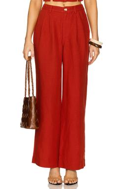 Air Linen Pleated Trouser