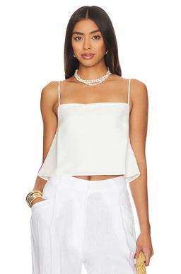 Air Linen Square Neck Tank