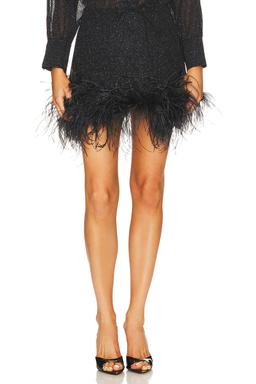 Lumiere Plumage Mini Skirt