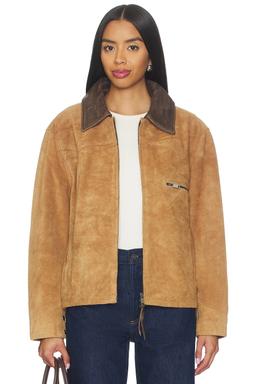 Suede Terracotta Work Jacket