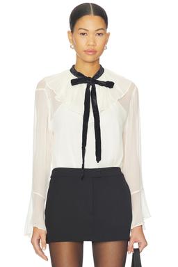 Crinkle Long Sleeve Top