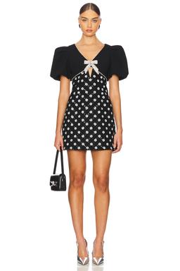 X Nicky Hilton Alivia Short Sleeve Mini Dress