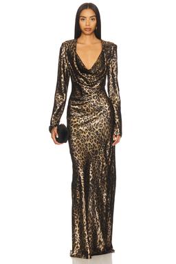 Anna Cowl Evening Dress