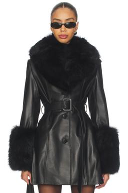 Roxy Leather Coat