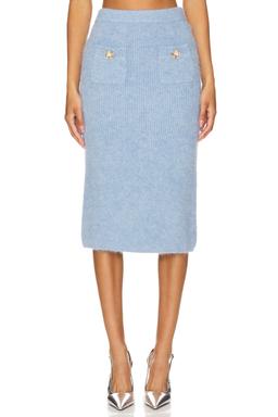 Soft Knit Midi Skirt