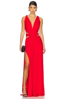 4 Way V Neck Knot Dress