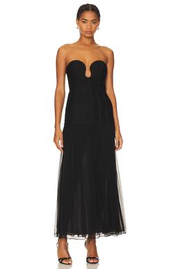 Isola Strapless Midi Dress