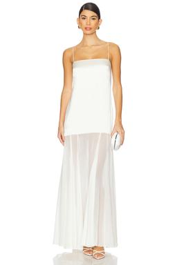 Moraya Dropped Waist Maxi Dress