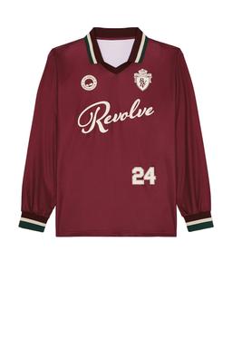 Revolve Jersey in Maroom