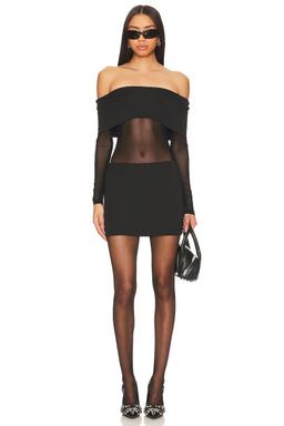 Elmina Sheer Mini Dress