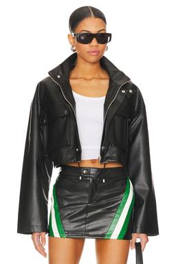 Katie Faux Leather Jacket