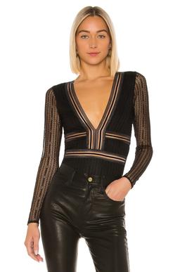 Britni Deep V Bodysuit