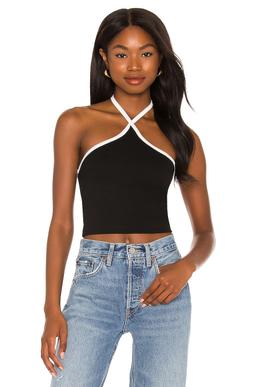 Sirena Contrast Halter Top