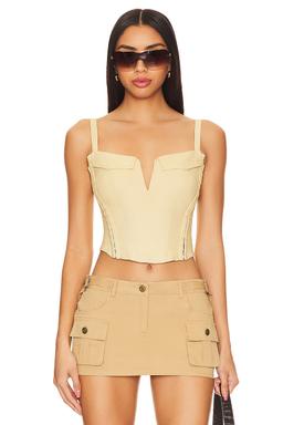 Leslie Cargo Corset Top