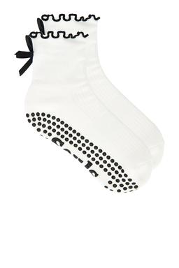 Ruffle Bow Socks