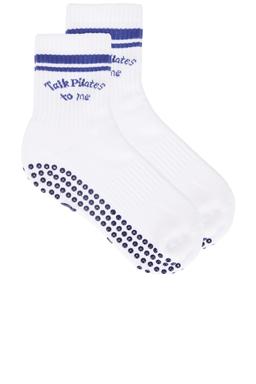 Talk Pilates To Me Grip Socks