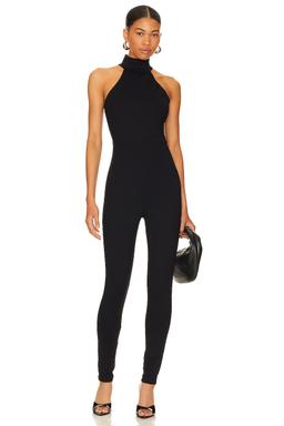 Mock Neck Jumpsuit