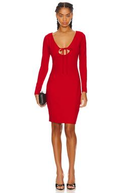 Circle Tie Midi Dress