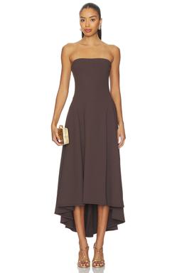 Strapless High Low Dress