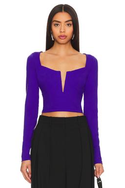 Corset Long Sleeve Top