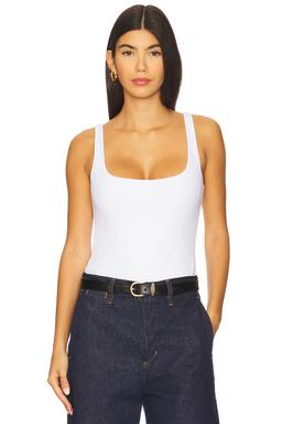 Essential Low Back Tank Thong Back Bodysuit