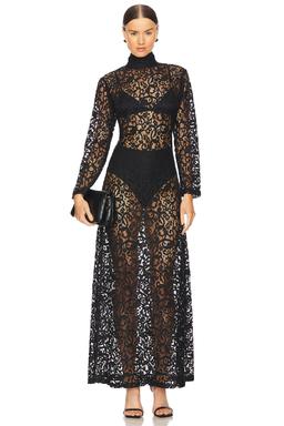 Turtleneck Maxi Dress